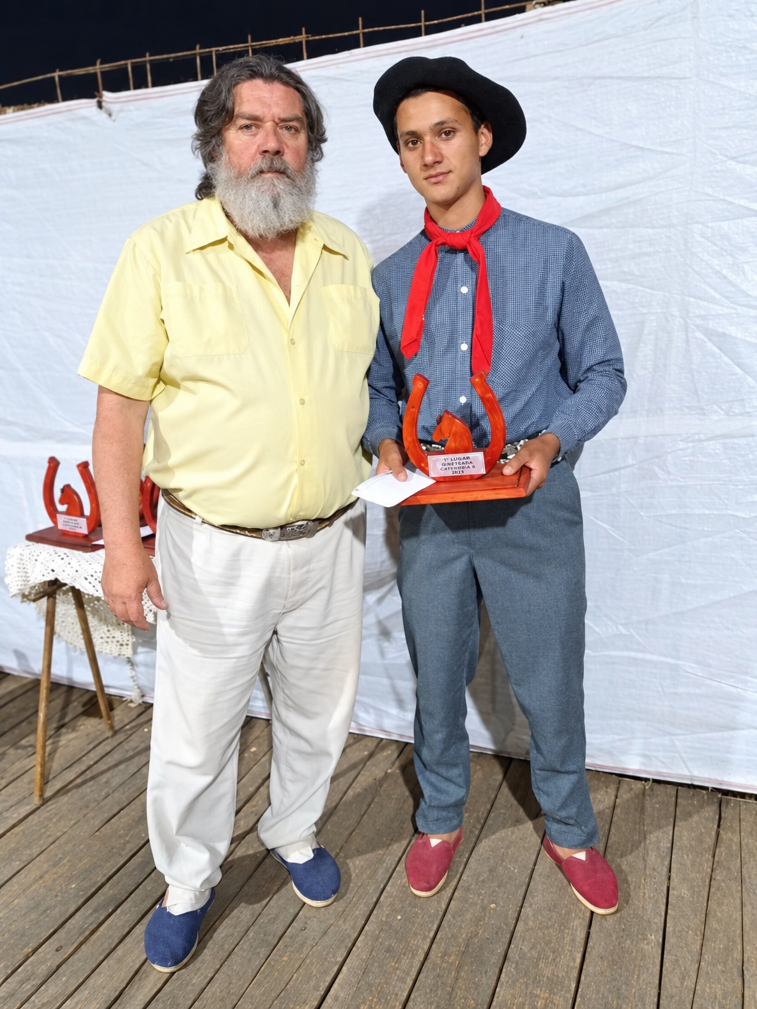 Entrega de un premio